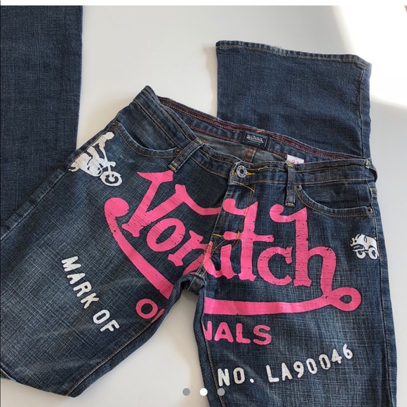 Von Dutch Originals Denim Pants - Picture 1 of 3